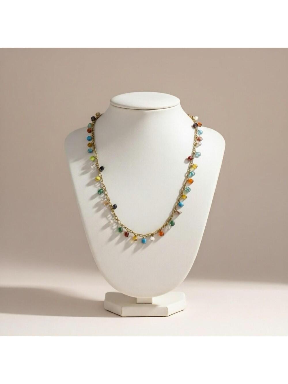 Zad Colorful Beaded 20-Inch Necklace - Multi-Colored Fun